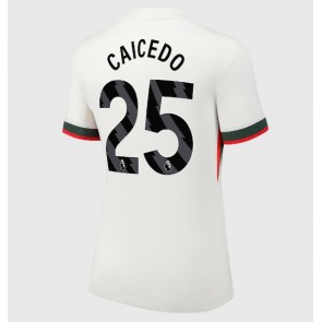 Chelsea Moises Caicedo #25 Bortatröja Kvinnor 2025-26 Kortärmad